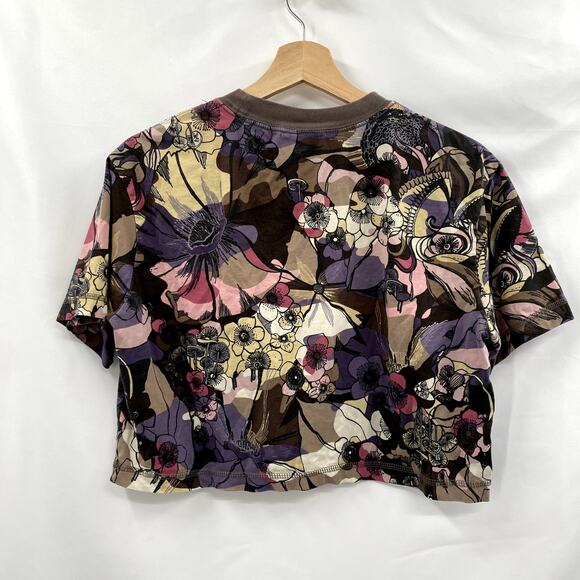 Nike purple floral cropped boxy tee - Picture 5 of 5